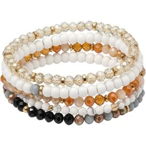 New 7 Stacking Bracelet, Assorted Beads
